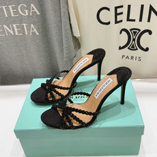 高版本出厂 拖鞋「ᴀqᴜᴀᴢᴢᴜʀᴀ」AQUAZZURA/菠萝F072 2026ss夏季新款水钻高跟拖鞋 高版本出厂 拖鞋「ᴀqᴜᴀᴢᴢᴜʀᴀ」AQUAZZURA/菠萝F072 2026ss夏季新款水钻高跟拖鞋