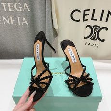 高版本出厂 拖鞋「ᴀqᴜᴀᴢᴢᴜʀᴀ」AQUAZZURA/菠萝F072 2026ss夏季新款水钻高跟拖鞋 高版本出厂 拖鞋「ᴀqᴜᴀᴢᴢᴜʀᴀ」AQUAZZURA/菠萝F072 2026ss夏季新款水钻高跟拖鞋