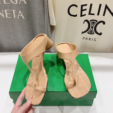 高版本出厂 Bottega Veneta/BV F065 2026ss夏季新款Parco Mule女士编织高跟夹脚拖鞋 高版本出厂 Bottega Veneta/BV F065 2026ss夏季新款Parco Mule女士编织高跟夹脚拖鞋
