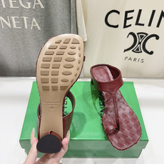 高版本出厂 Bottega Veneta/BV F065 2026ss夏季新款Parco Mule女士编织高跟夹脚拖鞋 高版本出厂 Bottega Veneta/BV F065 2026ss夏季新款Parco Mule女士编织高跟夹脚拖鞋