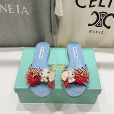 高版本出厂 「ᴀqᴜᴀᴢᴢᴜʀᴀ」AQUAZZURA/菠萝F072 2026ss夏季新款编织平底拖鞋 ________ 高版本出厂 「ᴀqᴜᴀᴢᴢᴜʀᴀ」AQUAZZURA/菠萝F072 2026ss夏季新款编织平底拖鞋 ________