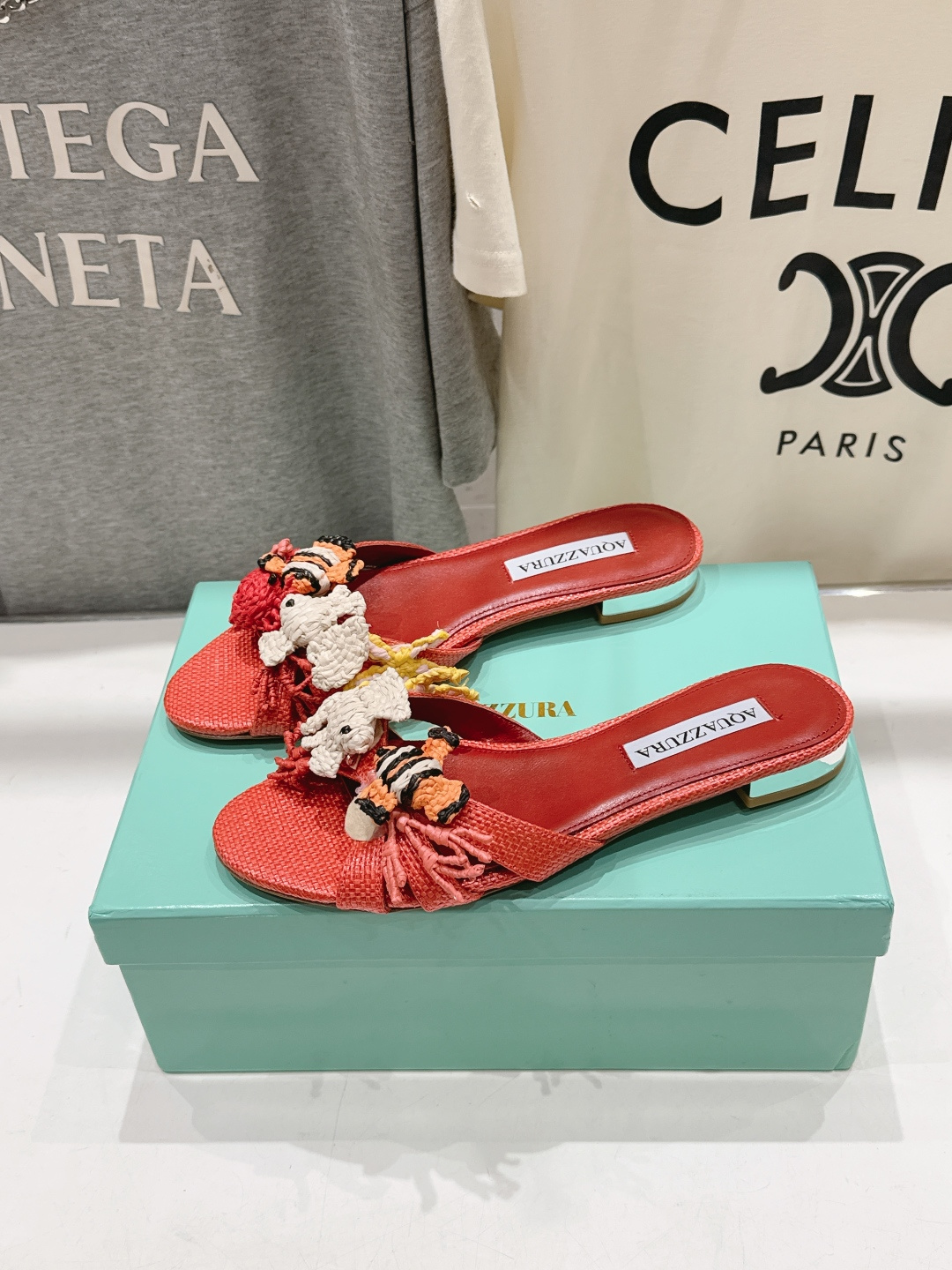 高版本出厂 「ᴀqᴜᴀᴢᴢᴜʀᴀ」AQUAZZURA/菠萝F072 2026ss夏季新款编织平底拖鞋 ________ 高版本出厂 「ᴀqᴜᴀᴢᴢᴜʀᴀ」AQUAZZURA/菠萝F072 2026ss夏季新款编织平底拖鞋 ________