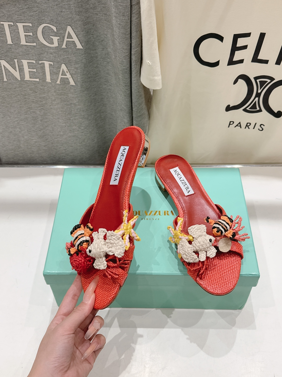 高版本出厂 「ᴀqᴜᴀᴢᴢᴜʀᴀ」AQUAZZURA/菠萝F072 2026ss夏季新款编织平底拖鞋 ________ 高版本出厂 「ᴀqᴜᴀᴢᴢᴜʀᴀ」AQUAZZURA/菠萝F072 2026ss夏季新款编织平底拖鞋 ________