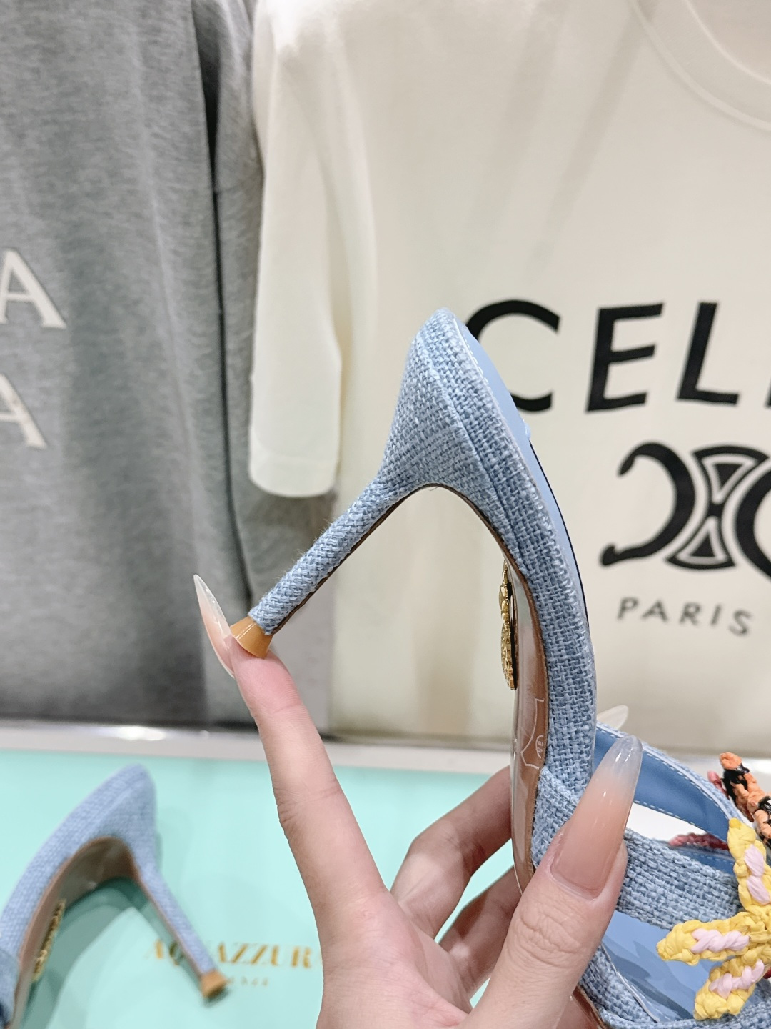 高版本出厂 「ᴀqᴜᴀᴢᴢᴜʀᴀ」AQUAZZURA/菠萝F072 2026ss夏季新款编织高跟拖鞋 ________ 高版本出厂 「ᴀqᴜᴀᴢᴢᴜʀᴀ」AQUAZZURA/菠萝F072 2026ss夏季新款编织高跟拖鞋 ________