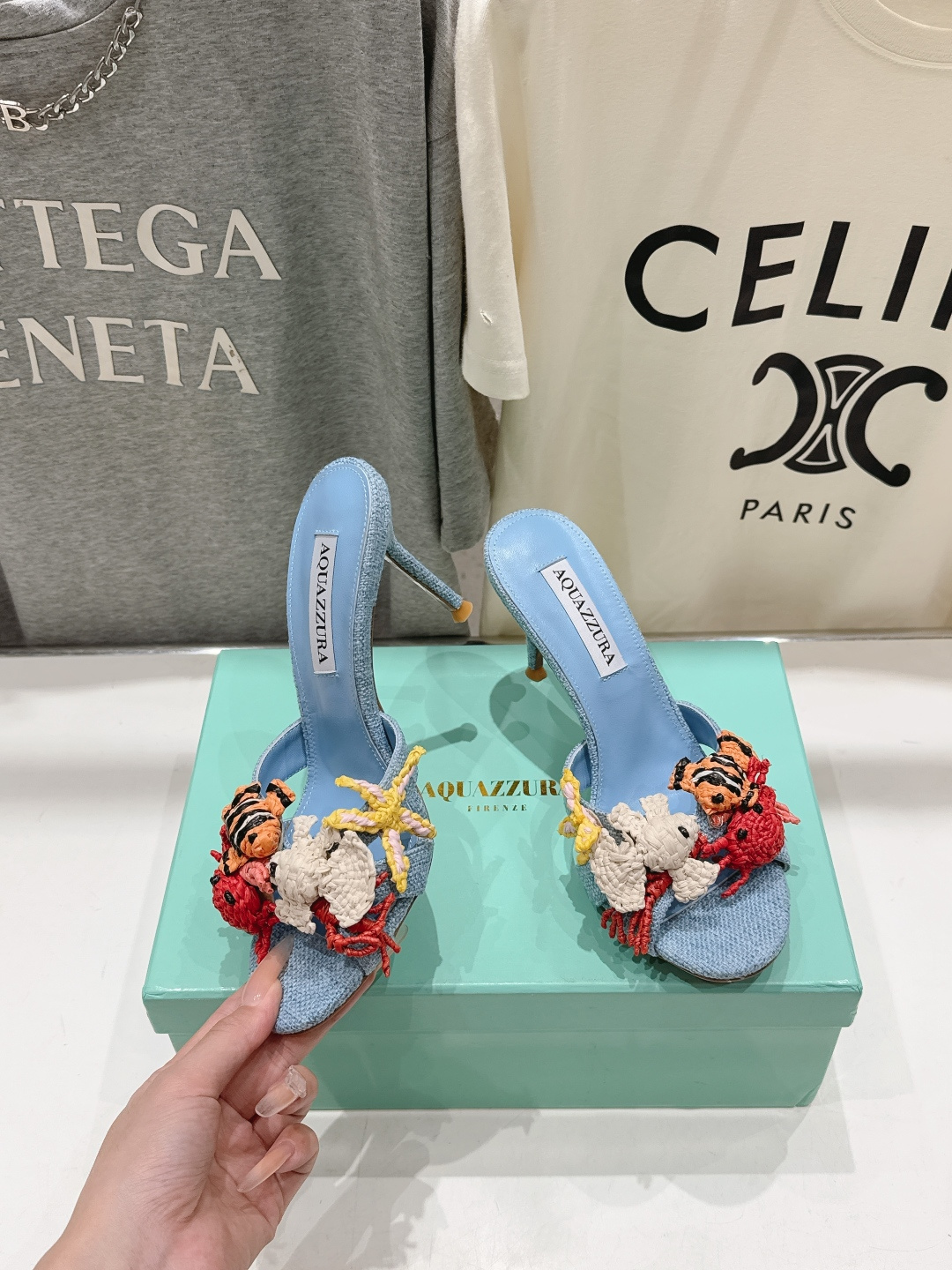 高版本出厂 「ᴀqᴜᴀᴢᴢᴜʀᴀ」AQUAZZURA/菠萝F072 2026ss夏季新款编织高跟拖鞋 ________ 高版本出厂 「ᴀqᴜᴀᴢᴢᴜʀᴀ」AQUAZZURA/菠萝F072 2026ss夏季新款编织高跟拖鞋 ________