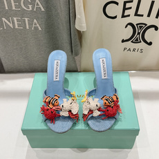 高版本出厂 「ᴀqᴜᴀᴢᴢᴜʀᴀ」AQUAZZURA/菠萝F072 2026ss夏季新款编织高跟拖鞋 ________ 高版本出厂 「ᴀqᴜᴀᴢᴢᴜʀᴀ」AQUAZZURA/菠萝F072 2026ss夏季新款编织高跟拖鞋 ________