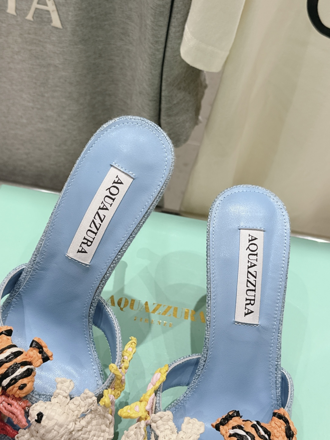 高版本出厂 「ᴀqᴜᴀᴢᴢᴜʀᴀ」AQUAZZURA/菠萝F072 2026ss夏季新款编织高跟拖鞋 ________ 高版本出厂 「ᴀqᴜᴀᴢᴢᴜʀᴀ」AQUAZZURA/菠萝F072 2026ss夏季新款编织高跟拖鞋 ________