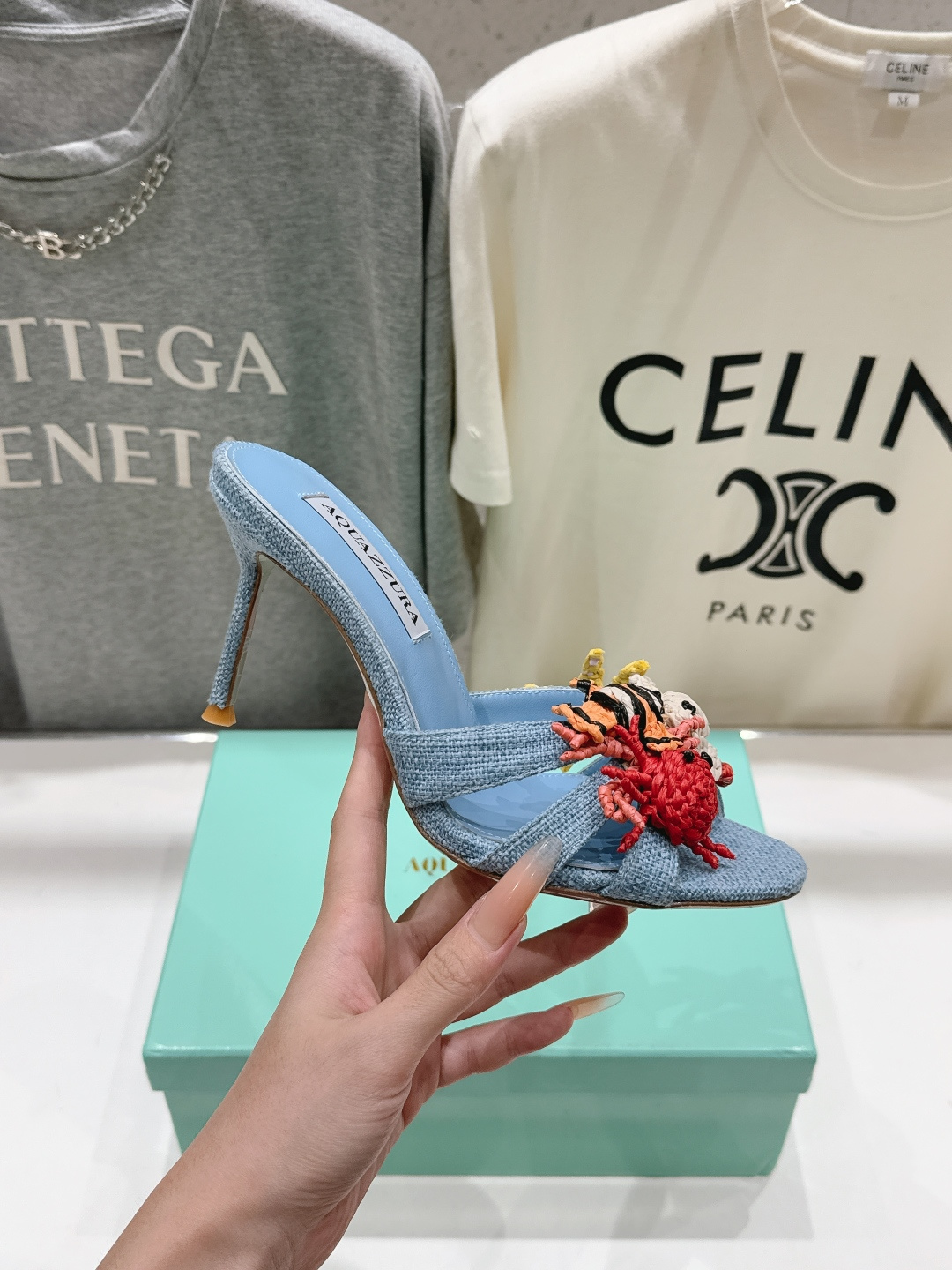 高版本出厂 「ᴀqᴜᴀᴢᴢᴜʀᴀ」AQUAZZURA/菠萝F072 2026ss夏季新款编织高跟拖鞋 ________ 高版本出厂 「ᴀqᴜᴀᴢᴢᴜʀᴀ」AQUAZZURA/菠萝F072 2026ss夏季新款编织高跟拖鞋 ________