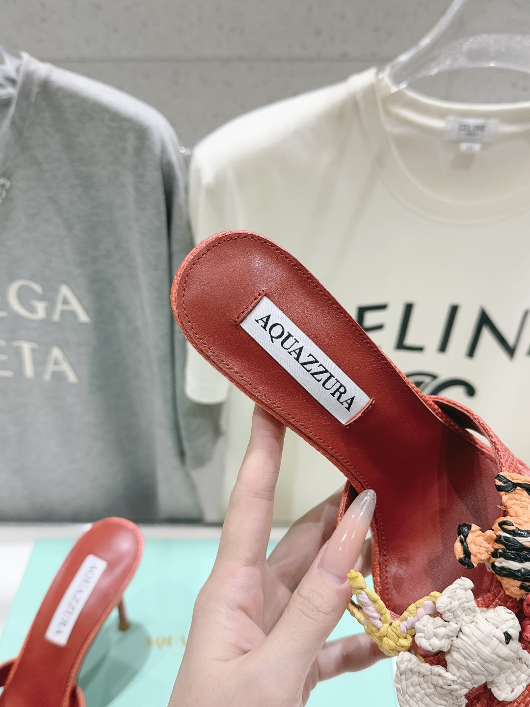 高版本出厂 「ᴀqᴜᴀᴢᴢᴜʀᴀ」AQUAZZURA/菠萝F072 2026ss夏季新款编织高跟拖鞋 ________ 高版本出厂 「ᴀqᴜᴀᴢᴢᴜʀᴀ」AQUAZZURA/菠萝F072 2026ss夏季新款编织高跟拖鞋 ________