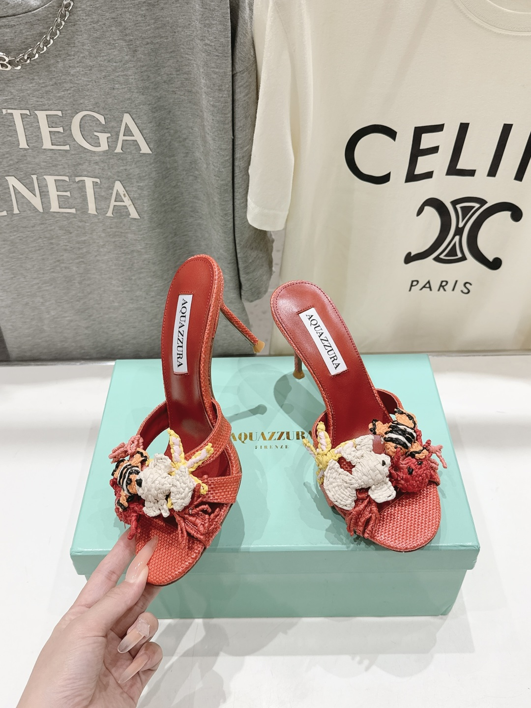 高版本出厂 「ᴀqᴜᴀᴢᴢᴜʀᴀ」AQUAZZURA/菠萝F072 2026ss夏季新款编织高跟拖鞋 ________ 高版本出厂 「ᴀqᴜᴀᴢᴢᴜʀᴀ」AQUAZZURA/菠萝F072 2026ss夏季新款编织高跟拖鞋 ________