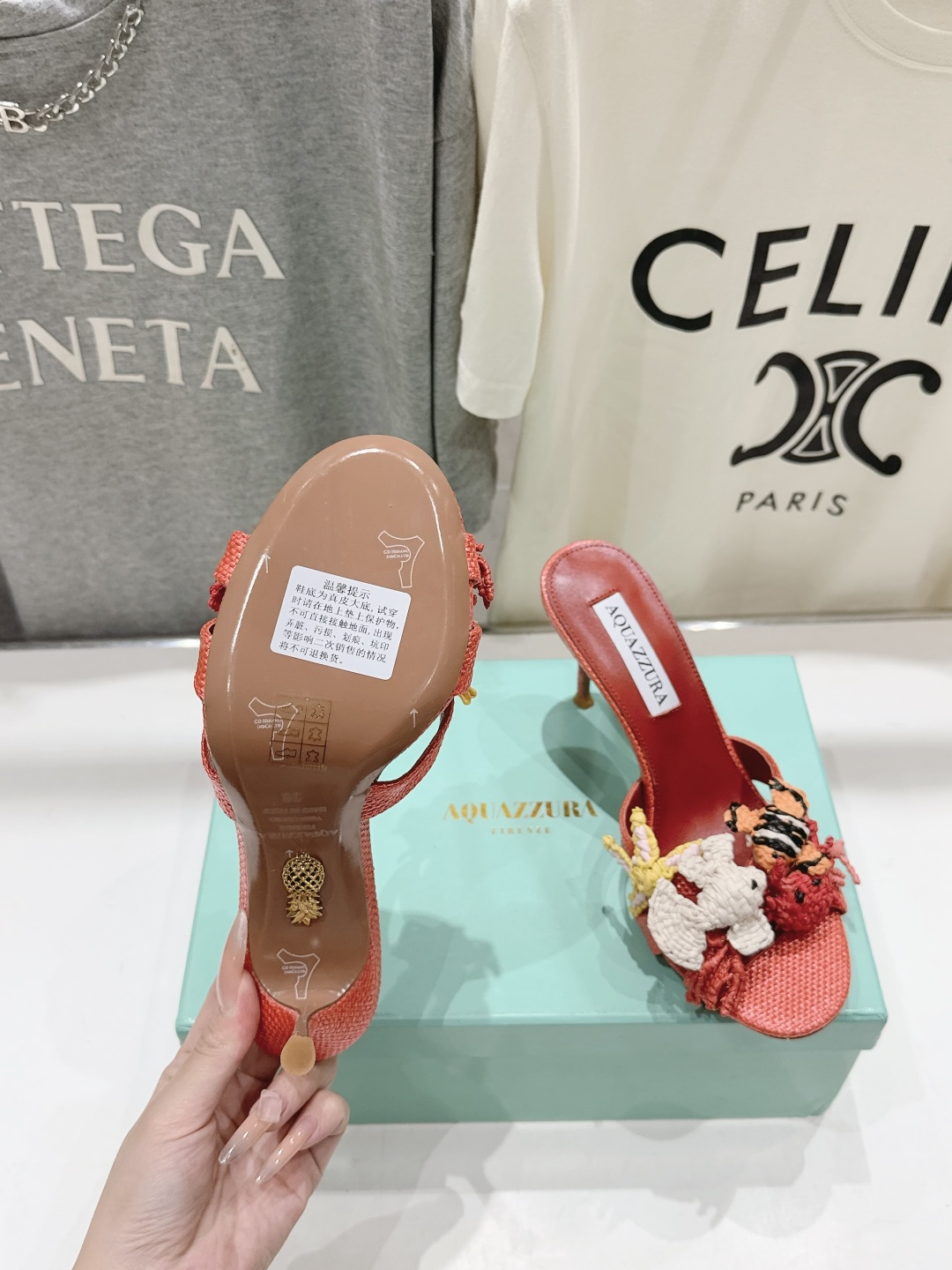 高版本出厂 「ᴀqᴜᴀᴢᴢᴜʀᴀ」AQUAZZURA/菠萝F072 2026ss夏季新款编织高跟拖鞋 ________ 高版本出厂 「ᴀqᴜᴀᴢᴢᴜʀᴀ」AQUAZZURA/菠萝F072 2026ss夏季新款编织高跟拖鞋 ________
