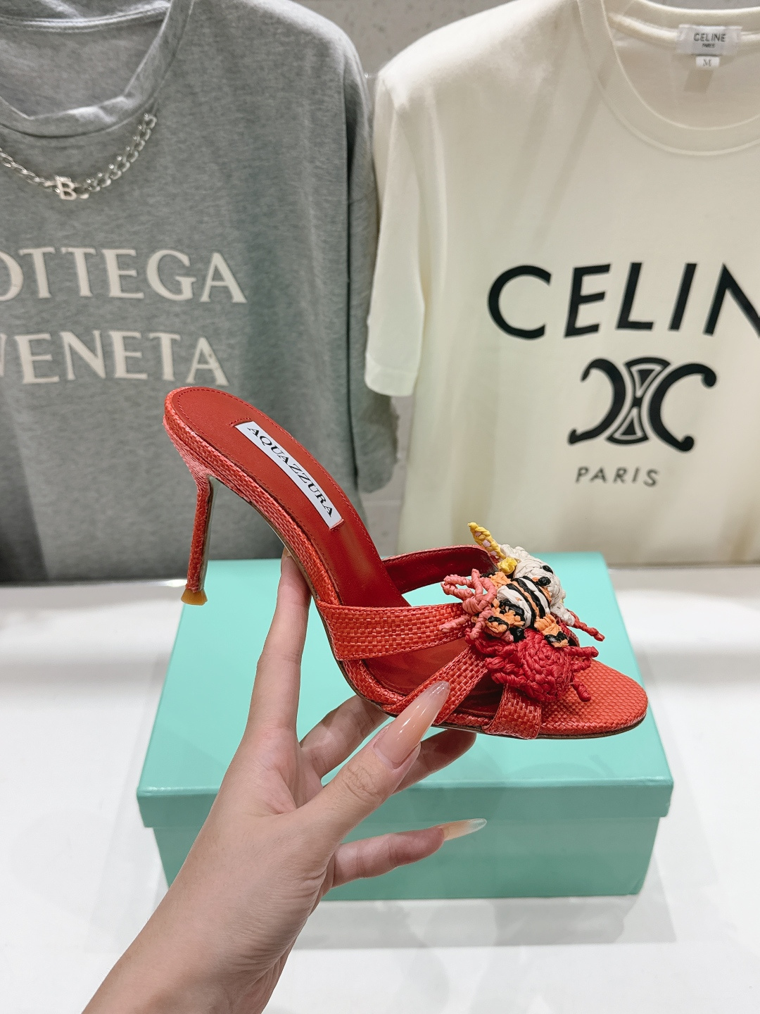 高版本出厂 「ᴀqᴜᴀᴢᴢᴜʀᴀ」AQUAZZURA/菠萝F072 2026ss夏季新款编织高跟拖鞋 ________ 高版本出厂 「ᴀqᴜᴀᴢᴢᴜʀᴀ」AQUAZZURA/菠萝F072 2026ss夏季新款编织高跟拖鞋 ________