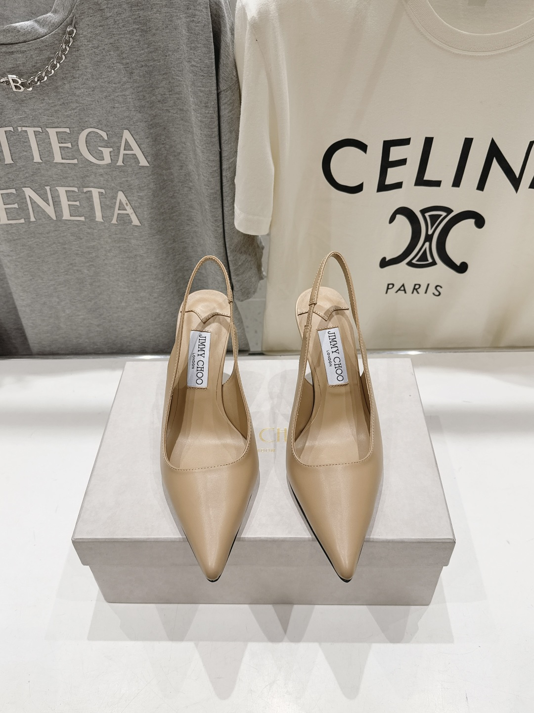 高版本出厂   JIMMY CHOO*｜JC/吉米周2026ss新款简约尖头淑女风高跟鞋凉鞋 原版套楦，完美的线条，简约