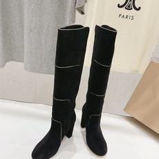 高版本出厂 Gianvito Rossi/吉安维托·罗西 F025 2026ss秋冬新款性感高跟圆头过膝长靴折叠靴 高版本出厂 Gianvito Rossi/吉安维托·罗西 F025 2026ss秋冬新款性感高跟圆头过膝长靴折叠靴