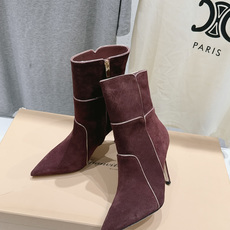 高版本出厂 Gianvito Rossi/吉安维托·罗西 F025 2026ss秋冬新款性感尖头高跟短靴 Gianv 高版本出厂 Gianvito Rossi/吉安维托·罗西 F025 2026ss秋冬新款性感尖头高跟短靴 Gianv