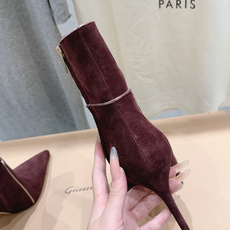 高版本出厂 Gianvito Rossi/吉安维托·罗西 F025 2026ss秋冬新款性感尖头高跟短靴 Gianv 高版本出厂 Gianvito Rossi/吉安维托·罗西 F025 2026ss秋冬新款性感尖头高跟短靴 Gianv