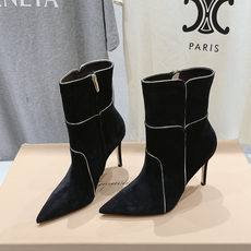 高版本出厂 Gianvito Rossi/吉安维托·罗西 F025 2026ss秋冬新款性感尖头高跟短靴 Gianv 高版本出厂 Gianvito Rossi/吉安维托·罗西 F025 2026ss秋冬新款性感尖头高跟短靴 Gianv