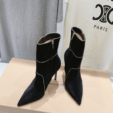 高版本出厂 Gianvito Rossi/吉安维托·罗西 F025 2026ss秋冬新款性感尖头高跟短靴 Gianv 高版本出厂 Gianvito Rossi/吉安维托·罗西 F025 2026ss秋冬新款性感尖头高跟短靴 Gianv