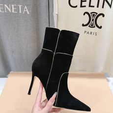 高版本出厂 Gianvito Rossi/吉安维托·罗西 F025 2026ss秋冬新款性感尖头高跟短靴 Gianv 高版本出厂 Gianvito Rossi/吉安维托·罗西 F025 2026ss秋冬新款性感尖头高跟短靴 Gianv