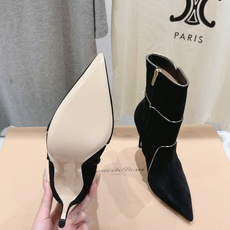 高版本出厂 Gianvito Rossi/吉安维托·罗西 F025 2026ss秋冬新款性感尖头高跟短靴 Gianv 高版本出厂 Gianvito Rossi/吉安维托·罗西 F025 2026ss秋冬新款性感尖头高跟短靴 Gianv