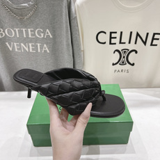 高版本出厂 Bottega Veneta/BV F065 2026ss夏季新款Parco Mule女士编织高跟夹脚拖鞋 高版本出厂 Bottega Veneta/BV F065 2026ss夏季新款Parco Mule女士编织高跟夹脚拖鞋