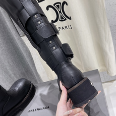 高版本出厂 男码+30 BALENCIAG*巴黎世家F046 2026ss秋冬新款情侣款搭扣长靴机车靴马丁靴 采用 高版本出厂 男码+30 BALENCIAG*巴黎世家F046 2026ss秋冬新款情侣款搭扣长靴机车靴马丁靴 采用