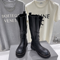 高版本出厂 男码+30 BALENCIAG*巴黎世家F046 2026ss秋冬新款情侣款搭扣长靴机车靴马丁靴 采用 高版本出厂 男码+30 BALENCIAG*巴黎世家F046 2026ss秋冬新款情侣款搭扣长靴机车靴马丁靴 采用