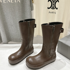 高版本出厂 BALENCIAG*巴黎世家F046 2026ss秋冬新款中筒靴机车靴马丁靴 采用原版同步柔头层小牛皮 高版本出厂 BALENCIAG*巴黎世家F046 2026ss秋冬新款中筒靴机车靴马丁靴 采用原版同步柔头层小牛皮