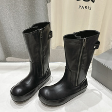 高版本出厂 BALENCIAG*巴黎世家F046 2026ss秋冬新款中筒靴机车靴马丁靴 采用原版同步柔头层小牛皮 高版本出厂 BALENCIAG*巴黎世家F046 2026ss秋冬新款中筒靴机车靴马丁靴 采用原版同步柔头层小牛皮