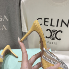 高版本出厂 「ᴀqᴜᴀᴢᴢᴜʀᴀ」AQUAZZURA/菠萝F072 2026ss夏季新款编织高跟拖鞋 ________ 高版本出厂 「ᴀqᴜᴀᴢᴢᴜʀᴀ」AQUAZZURA/菠萝F072 2026ss夏季新款编织高跟拖鞋 ________