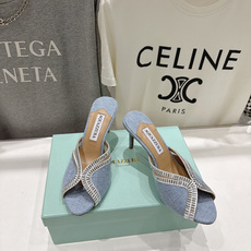 高版本出厂 「ᴀqᴜᴀᴢᴢᴜʀᴀ」AQUAZZURA/菠萝F072 2026ss夏季新款编织高跟拖鞋 ________ 高版本出厂 「ᴀqᴜᴀᴢᴢᴜʀᴀ」AQUAZZURA/菠萝F072 2026ss夏季新款编织高跟拖鞋 ________