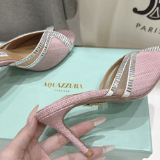 高版本出厂 「ᴀqᴜᴀᴢᴢᴜʀᴀ」AQUAZZURA/菠萝F072 2026ss夏季新款编织高跟拖鞋 ________ 高版本出厂 「ᴀqᴜᴀᴢᴢᴜʀᴀ」AQUAZZURA/菠萝F072 2026ss夏季新款编织高跟拖鞋 ________