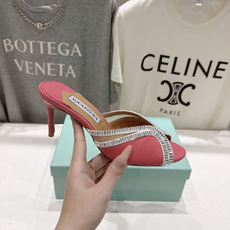 高版本出厂 「ᴀqᴜᴀᴢᴢᴜʀᴀ」AQUAZZURA/菠萝F072 2026ss夏季新款编织高跟拖鞋 ________ 高版本出厂 「ᴀqᴜᴀᴢᴢᴜʀᴀ」AQUAZZURA/菠萝F072 2026ss夏季新款编织高跟拖鞋 ________