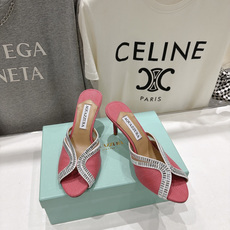 高版本出厂 「ᴀqᴜᴀᴢᴢᴜʀᴀ」AQUAZZURA/菠萝F072 2026ss夏季新款编织高跟拖鞋 ________ 高版本出厂 「ᴀqᴜᴀᴢᴢᴜʀᴀ」AQUAZZURA/菠萝F072 2026ss夏季新款编织高跟拖鞋 ________