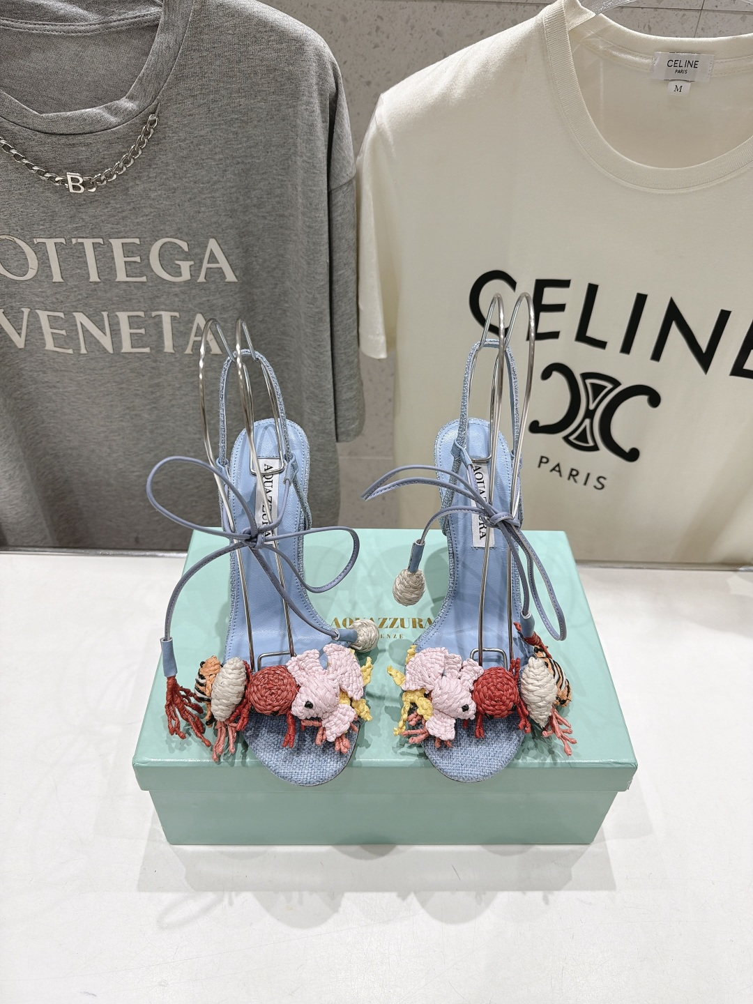 高版本出厂 「ᴀqᴜᴀᴢᴢᴜʀᴀ」AQUAZZURA/菠萝F072 2026ss新款海洋风编织配饰高跟鞋凉鞋 ____ 高版本出厂 「ᴀqᴜᴀᴢᴢᴜʀᴀ」AQUAZZURA/菠萝F072 2026ss新款海洋风编织配饰高跟鞋凉鞋 ____