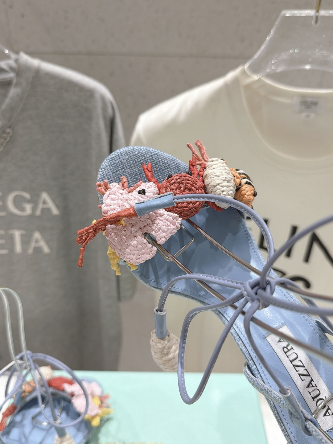 高版本出厂 「ᴀqᴜᴀᴢᴢᴜʀᴀ」AQUAZZURA/菠萝F072 2026ss新款海洋风编织配饰高跟鞋凉鞋 ____ 高版本出厂 「ᴀqᴜᴀᴢᴢᴜʀᴀ」AQUAZZURA/菠萝F072 2026ss新款海洋风编织配饰高跟鞋凉鞋 ____