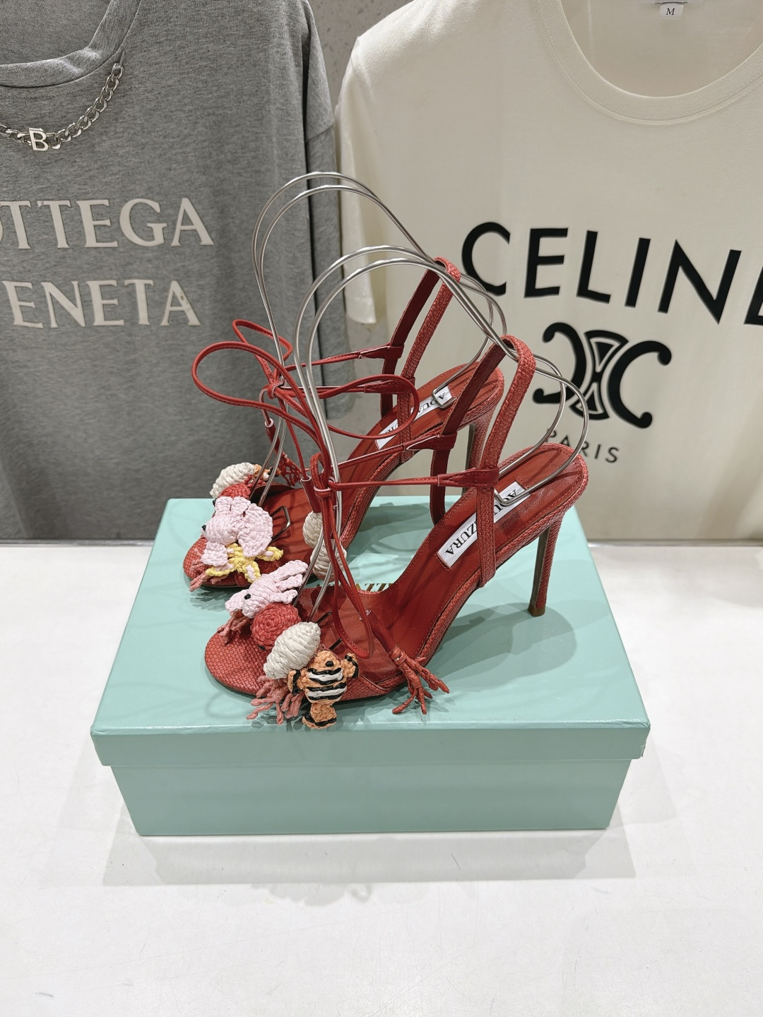 高版本出厂 「ᴀqᴜᴀᴢᴢᴜʀᴀ」AQUAZZURA/菠萝F072 2026ss新款海洋风编织配饰高跟鞋凉鞋 ____ 高版本出厂 「ᴀqᴜᴀᴢᴢᴜʀᴀ」AQUAZZURA/菠萝F072 2026ss新款海洋风编织配饰高跟鞋凉鞋 ____