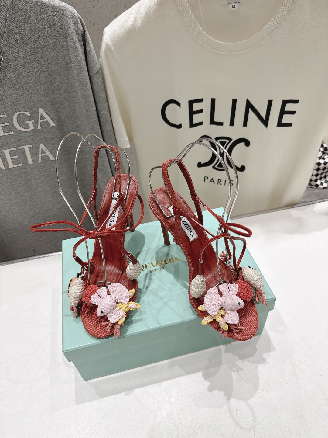 高版本出厂 「ᴀqᴜᴀᴢᴢᴜʀᴀ」AQUAZZURA/菠萝F072 2026ss新款海洋风编织配饰高跟鞋凉鞋 ____ 高版本出厂 「ᴀqᴜᴀᴢᴢᴜʀᴀ」AQUAZZURA/菠萝F072 2026ss新款海洋风编织配饰高跟鞋凉鞋 ____