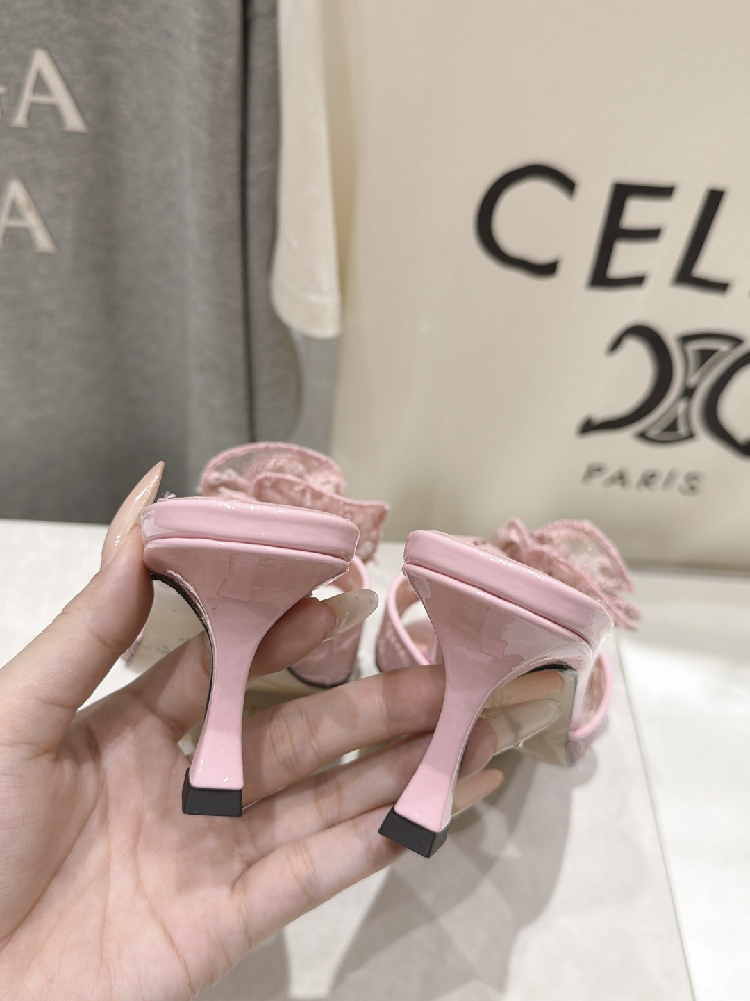 高版本出厂 JIMMY CHOO*|JC/吉米周2026ss新款简约蕾丝网纱小猫跟高跟鞋拖鞋 原版套楦,完美的线条, 高版本出厂 JIMMY CHOO*|JC/吉米周2026ss新款简约蕾丝网纱小猫跟高跟鞋拖鞋 原版套楦,完美的线条,