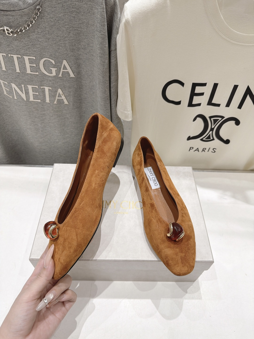 高版本出厂 JIMMY CHOO*|JC/吉米周2026ss夏季新款玛丽珍平底鞋时装鞋单鞋 原版套楦,完美的线条,简 高版本出厂 JIMMY CHOO*|JC/吉米周2026ss夏季新款玛丽珍平底鞋时装鞋单鞋 原版套楦,完美的线条,简