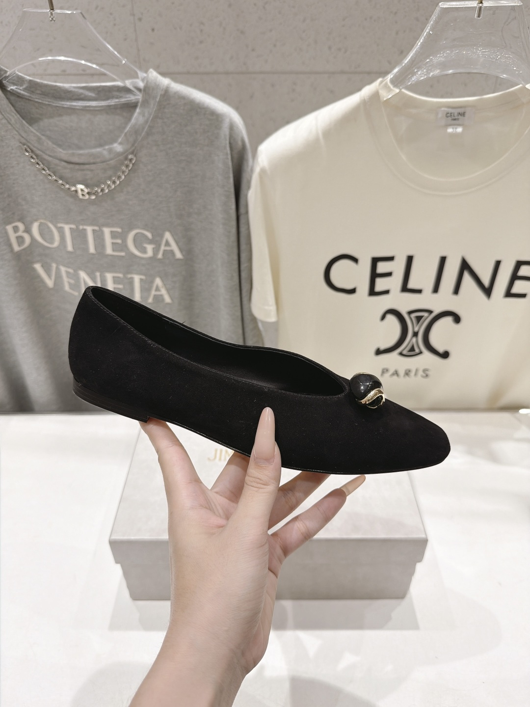高版本出厂   JIMMY CHOO*｜JC/吉米周2026ss夏季新款玛丽珍平底鞋时装鞋单鞋 原版套楦，完美的线条，简