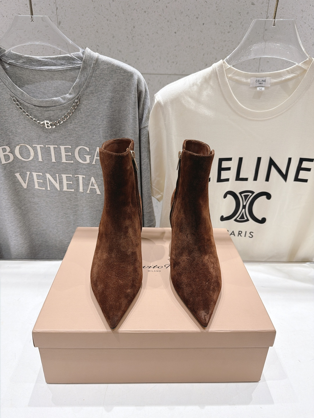 高版本出厂 Gianvito Rossi/吉安维托·罗西 F025 2026ss秋冬新款性感尖头高跟短靴 Gianv 高版本出厂 Gianvito Rossi/吉安维托·罗西 F025 2026ss秋冬新款性感尖头高跟短靴 Gianv