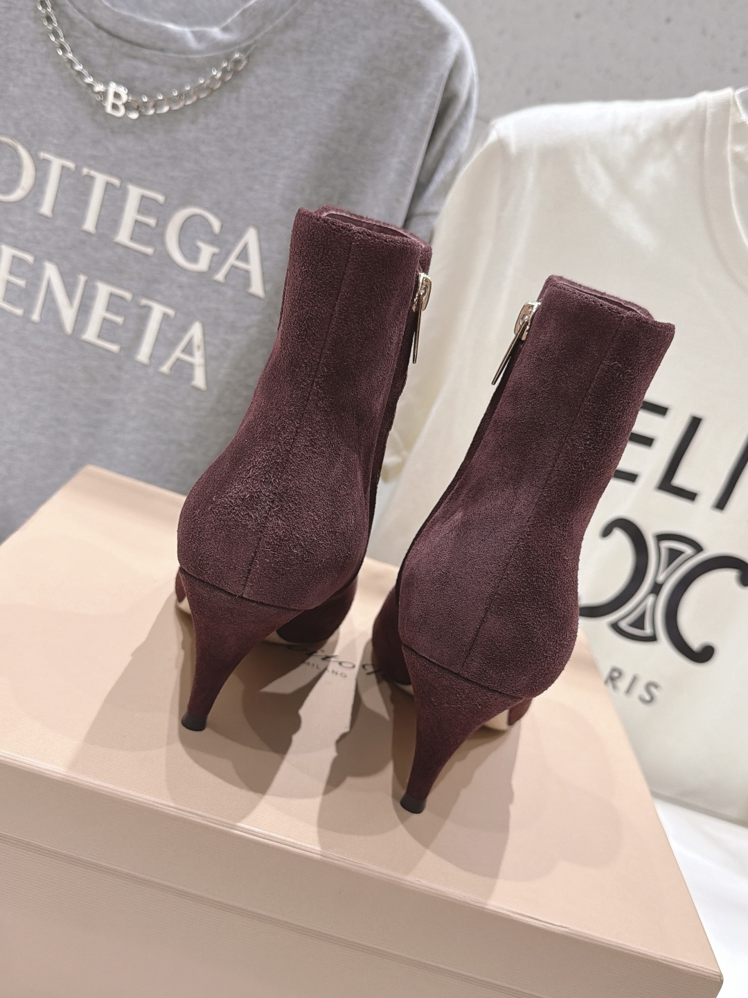 高版本出厂 Gianvito Rossi/吉安维托·罗西 F025 2026ss秋冬新款性感尖头高跟短靴 Gianv 高版本出厂 Gianvito Rossi/吉安维托·罗西 F025 2026ss秋冬新款性感尖头高跟短靴 Gianv