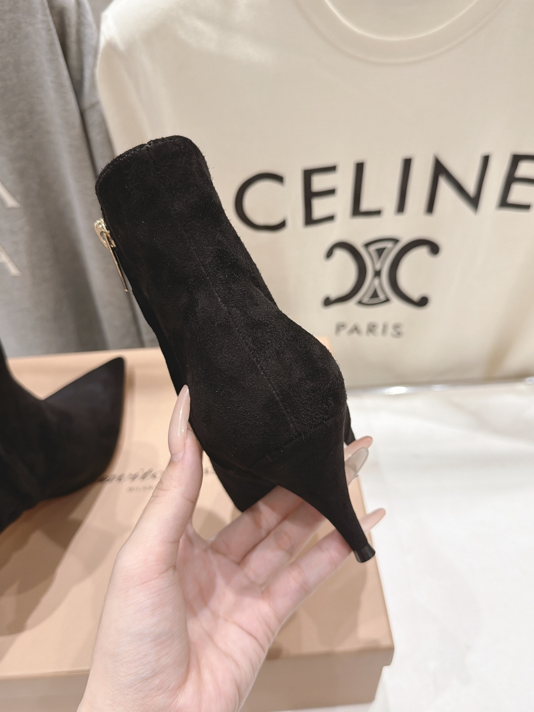 高版本出厂 Gianvito Rossi/吉安维托·罗西 F025 2026ss秋冬新款性感尖头高跟短靴 Gianv 高版本出厂 Gianvito Rossi/吉安维托·罗西 F025 2026ss秋冬新款性感尖头高跟短靴 Gianv