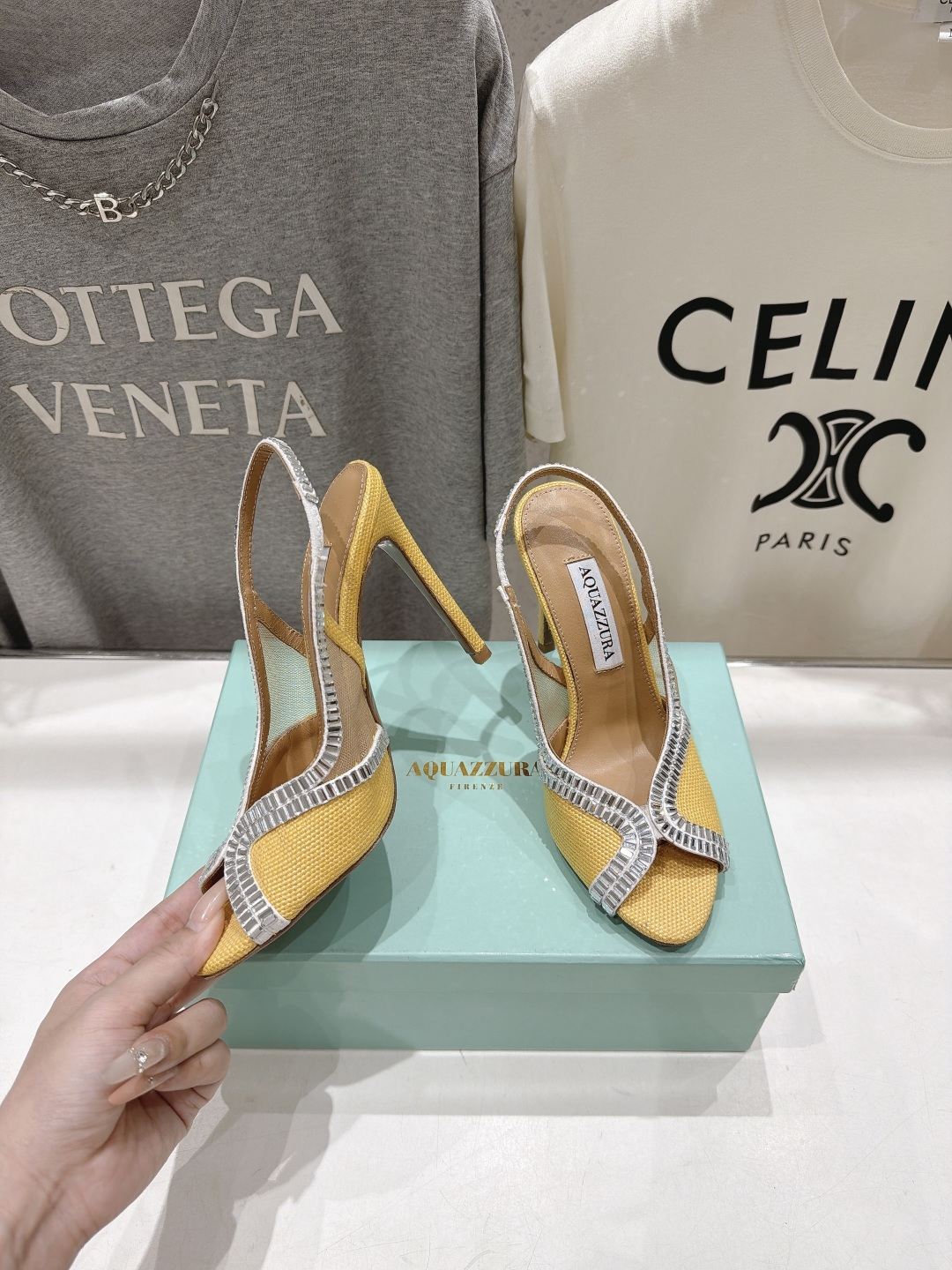 高版本出厂 「ᴀqᴜᴀᴢᴢᴜʀᴀ」AQUAZZURA/菠萝F072 2026ss夏季新款编织高跟鞋凉鞋 _______ 高版本出厂 「ᴀqᴜᴀᴢᴢᴜʀᴀ」AQUAZZURA/菠萝F072 2026ss夏季新款编织高跟鞋凉鞋 _______