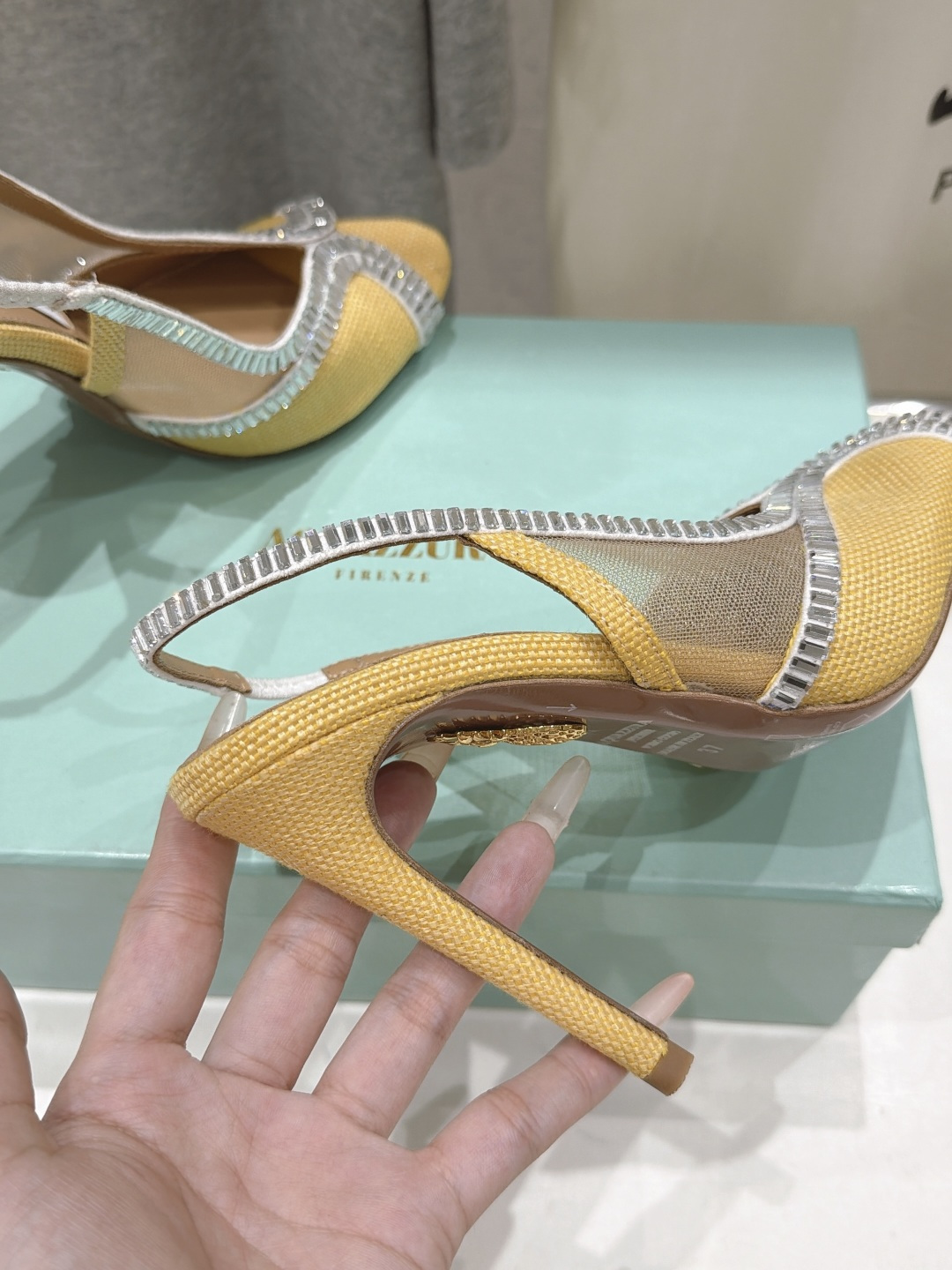 高版本出厂 「ᴀqᴜᴀᴢᴢᴜʀᴀ」AQUAZZURA/菠萝F072 2026ss夏季新款编织高跟鞋凉鞋 _______ 高版本出厂 「ᴀqᴜᴀᴢᴢᴜʀᴀ」AQUAZZURA/菠萝F072 2026ss夏季新款编织高跟鞋凉鞋 _______