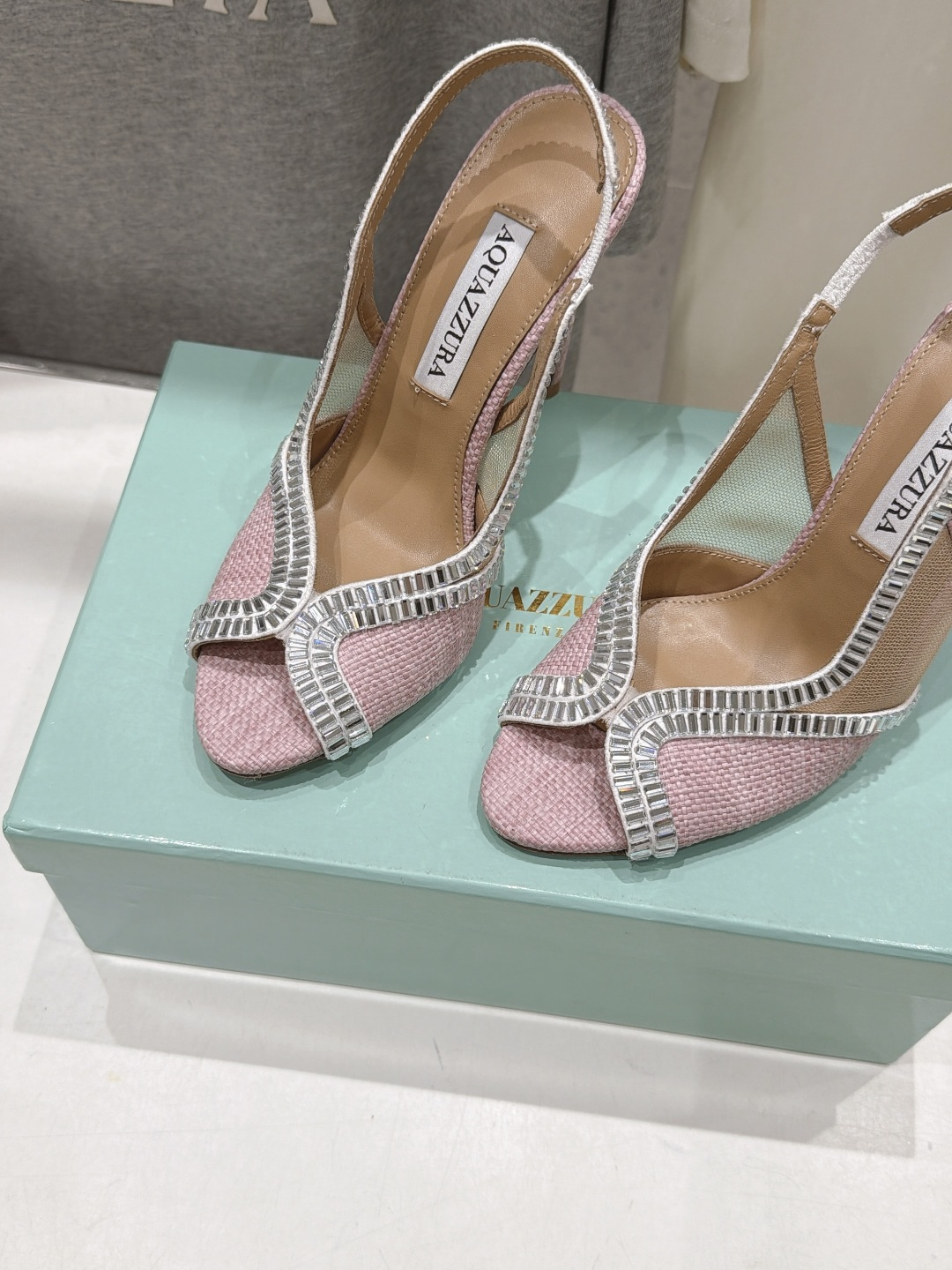 高版本出厂 「ᴀqᴜᴀᴢᴢᴜʀᴀ」AQUAZZURA/菠萝F072 2026ss夏季新款编织高跟鞋凉鞋 _______ 高版本出厂 「ᴀqᴜᴀᴢᴢᴜʀᴀ」AQUAZZURA/菠萝F072 2026ss夏季新款编织高跟鞋凉鞋 _______