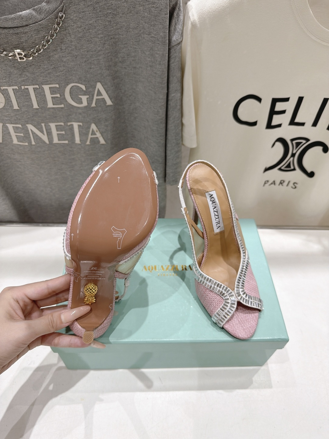 高版本出厂 「ᴀqᴜᴀᴢᴢᴜʀᴀ」AQUAZZURA/菠萝F072 2026ss夏季新款编织高跟鞋凉鞋 _______ 高版本出厂 「ᴀqᴜᴀᴢᴢᴜʀᴀ」AQUAZZURA/菠萝F072 2026ss夏季新款编织高跟鞋凉鞋 _______