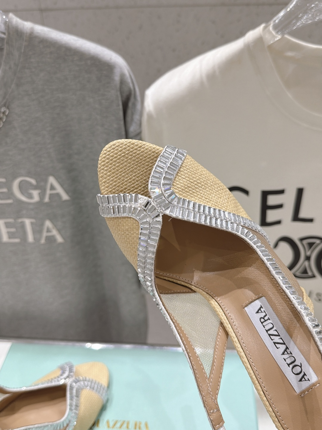 高版本出厂  「ᴀqᴜᴀᴢᴢᴜʀᴀ」AQUAZZURA/菠萝F072 2026ss夏季新款编织高跟鞋凉鞋 _______