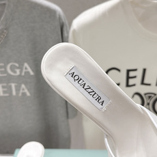 高版本出厂 「ᴀqᴜᴀᴢᴢᴜʀᴀ」AQUAZZURA/菠萝F072 2026ss夏季新款尖头高跟拖鞋 ________ 高版本出厂 「ᴀqᴜᴀᴢᴢᴜʀᴀ」AQUAZZURA/菠萝F072 2026ss夏季新款尖头高跟拖鞋 ________